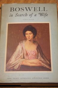 Boswell in search of a Wife.