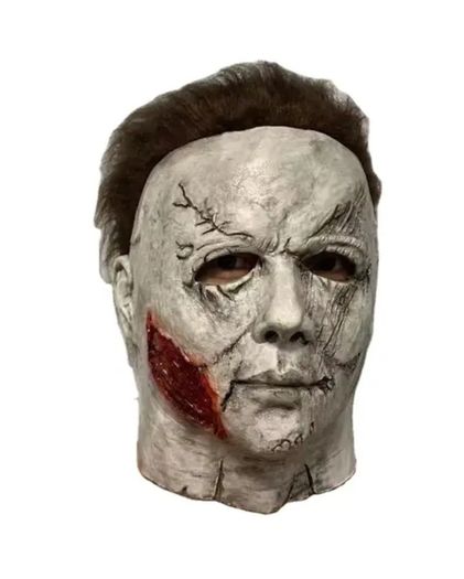Michael Myers Halloween Horror latex mask with hair.