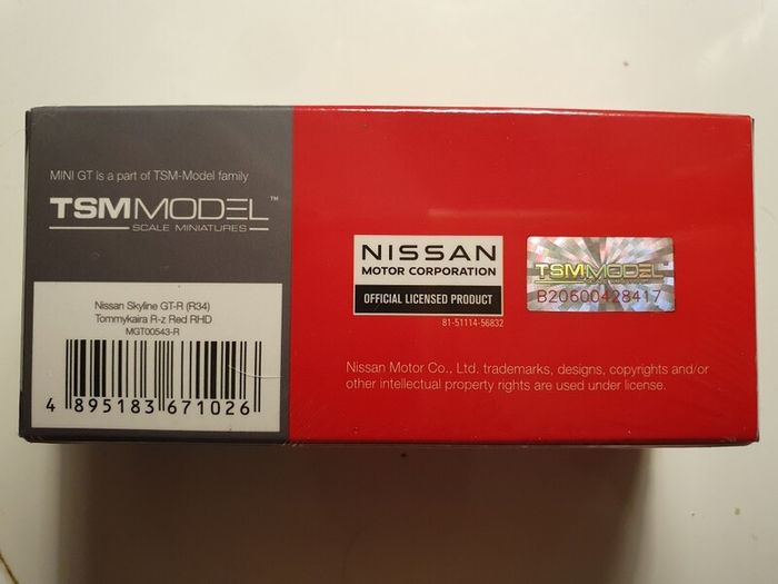 Mini GT Nissan Skyline GT-R Tommykaira R New Sealed