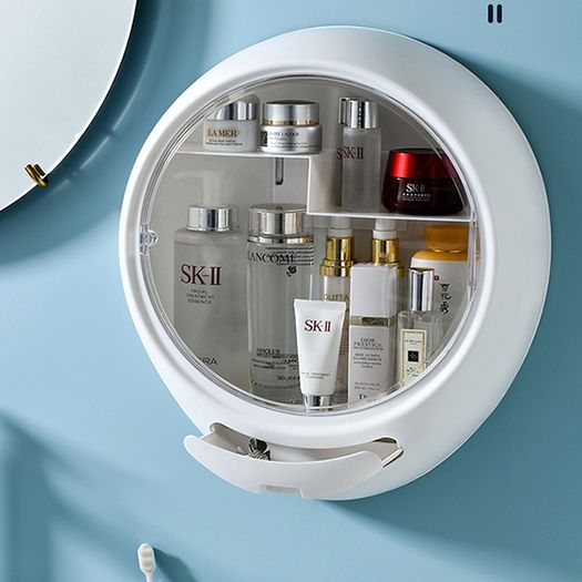 Dustproof & Waterproof Wall-mounted Cosmetic Organizer Storage Box