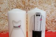 Brand new decorative wedding candle gift set mr&amp;mrs