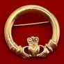 Claddagh celtic brooch Image 3