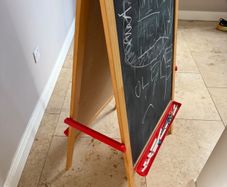 Large Double Sided Wooden Childrens Art Easel