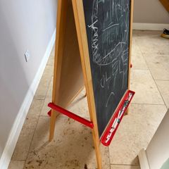 Large Double Sided Wooden Childrens Art Easel