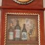 Vintage Wine Cellar Shadow Box Wall Clock Image 3