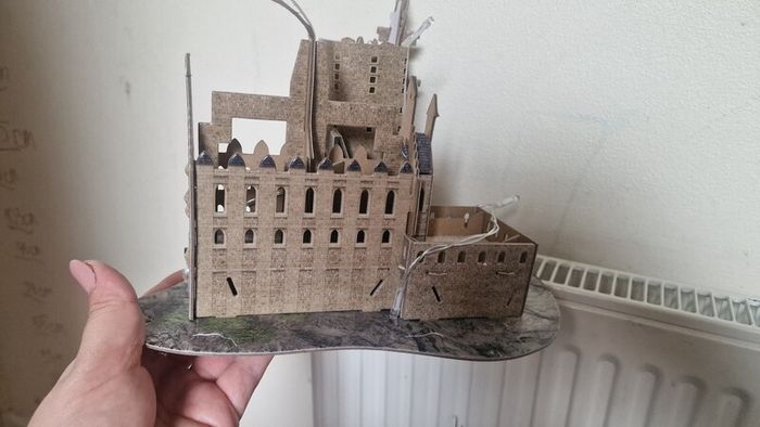 Harry Potter illuminated castle