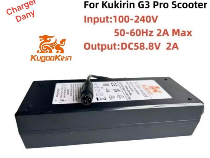 Original 58.8V 2.0A Lithium Charger For Kugoo Kukirin G3 Pro and G2 Master Electric Scooter Battery Charger