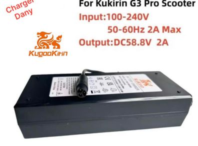 Original 58.8V 2.0A Lithium Charger For Kugoo Kukirin G3 Pro and G2 Master Electric Scooter Battery Charger