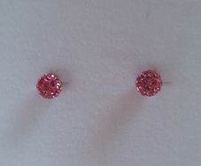 Shamballa beads earrings