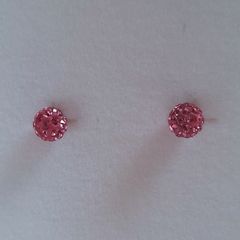 Shamballa beads earrings