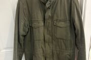 GAP Men Green Hidden Hood Military Jacket