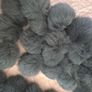Grey scarf fur imitation Postage included Image 5