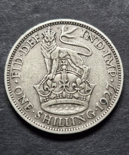 1927 United Kingdom 1 Shilling - George V silver coin