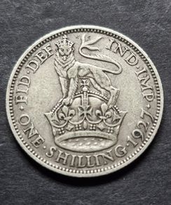 1927 United Kingdom 1 Shilling - George V silver coin