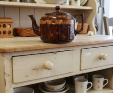 Large vintage Irish teapot from  Esker Monastery, Athenry, County Galwau