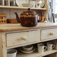 Large vintage Irish teapot from  Esker Monastery, Athenry, County Galwau