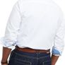 Joe Browns Men's Shirt Classic White Double Collar and Floral Pattern, Long Sleeve, Button Down Size XXL Image 3