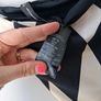 Brand New French Connection Black/White Checkerboard Tie Side Bikini Bottoms in Size UK14. Image 9