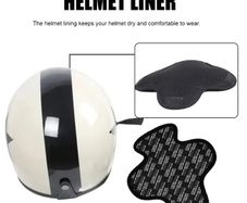 Breathable Motorcycle Helmet Insert Liner Cap Cushion Pad Quick-drying Sweat Wicking Helmet Insulation Lining Pad
