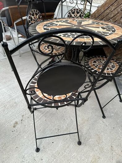 Cast Iron Garden Table & Chairs
