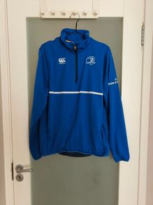 Retro 2016 Canterbury Leinster Rugby quarter-zip fleece sweatshirt
