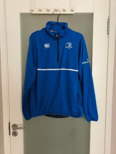 Retro 2016 Canterbury Leinster Rugby quarter-zip fleece sweatshirt