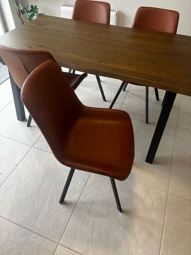 Modern Dining Table 4 Chairs , Excellent Condition