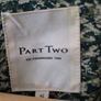 Part Two Green Print Blouse Sz 42 /14 Uk J1 Image 4
