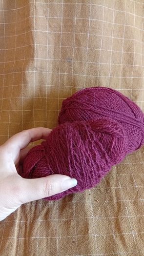 CaMaRose Wool Red Yarn from CaMaRose