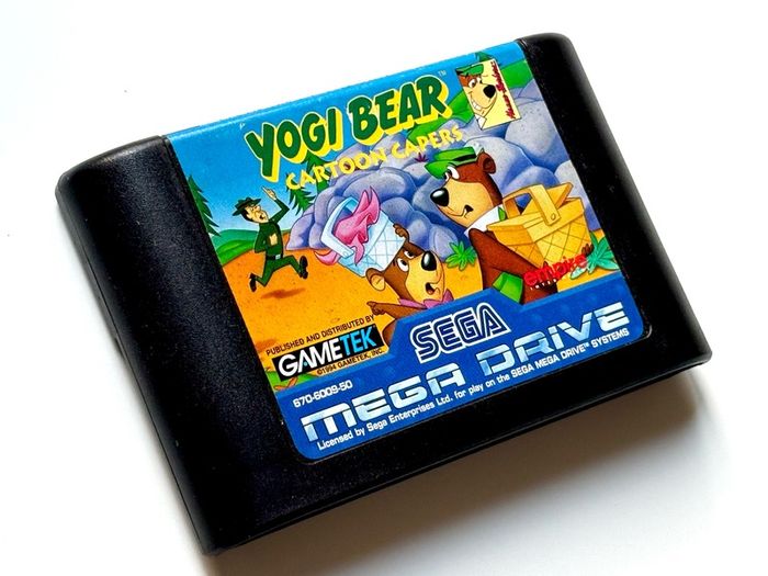 Yogi Bear Cartoon Capers for Sega Mega Drive - Boxed & Minty