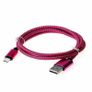 2 x USB-C Fast Charging QC 3.0/2.0 (1.0 M) & Data Sync Nylon Braided Cable (Brand New/Warranty) Image 3
