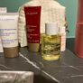 Bundle of Clarins Products with bag + 2 Soap and Glory Body Butter Tubs - Brand New Image 3