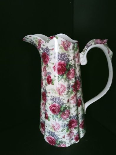 A Pair of Lord Nelson Ware Chintz Edwardian Pitchers Jugs