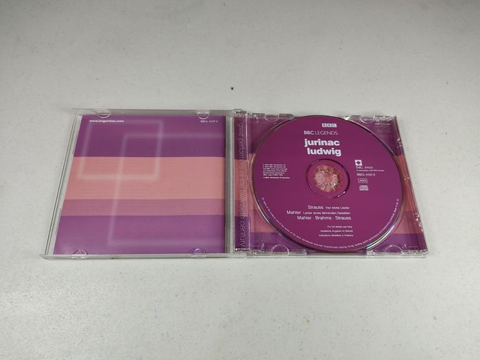 Jurinac and Ludwig sing German Lieder By Gustav Mahler,Johannes Brahms,Richar CD
