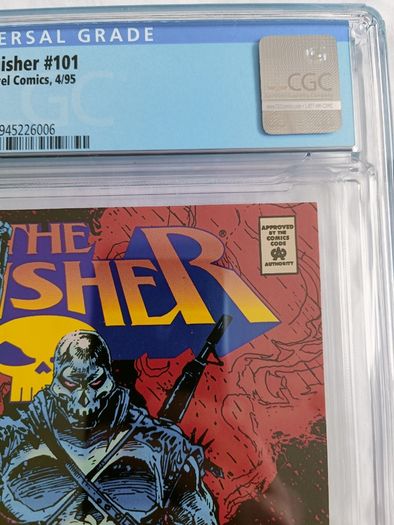 The Punisher Issue 101 CBCS / CGC 9.6 Certified Graded Comic Framed  DC Marvel