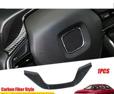 Carbon Fiber Interior Steering Wheel Frame Cover Trim For Honda Accord 2018-2020