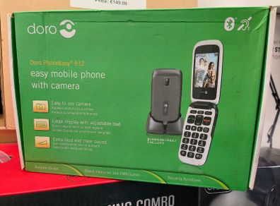 Doro PhoneEasy 612 Mobile Phone, Seniors Easy Elderly Large Buttons Phone Easy (Brand New)
