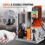 New Electric Wire Stripping Machine 1.5-25mm Cable Stripper 180W 60ft/min 3 Feeding Holes Wire Peeler Scrap Copper Recycle 220v Image 2