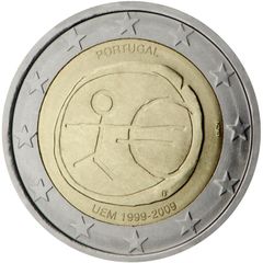 Portugal 2 Euro Commemorative Coin 2009 - EMU. UNCIRCULATED