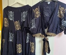 Greek 2 piece skirt & top