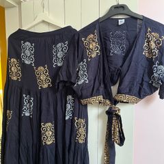 Greek 2 piece skirt & top