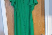 Next Green Dress. S.16.  New  - No Tag.
