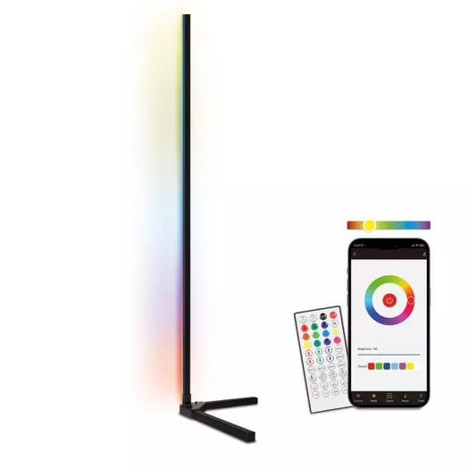 Corner WiFi Floor Lamp Smart RGBWIC LED Alexa
