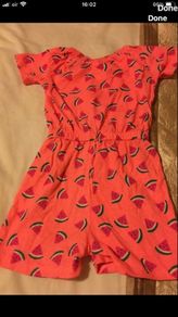 Girls shorts suit 12/18 mths
