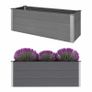 Garden Raised Bed WPC 150x50x54 cm Grey Image 2