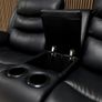 Roma Leather Wireless Charging Recliner Sofa Set Image 10