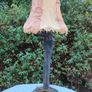 Large Bohemian crafted wooden lamp Image 3