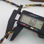 Vintage Venetian Style MultiColor Glass & Old Face Glass Pendant Necklace Image 2