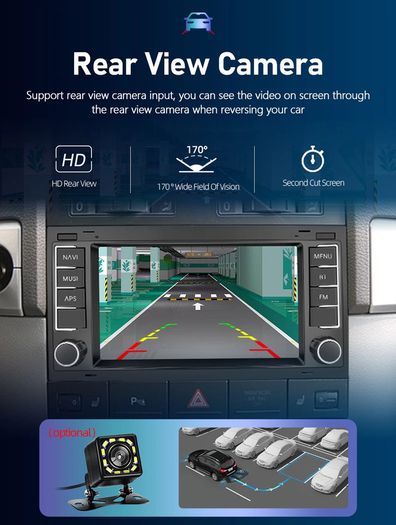 Radio For VW Volkswagen Multivan Transporter Android Auto Car Multimedia Player 2din GPS Stereo HiFi Head Unit
