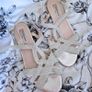 L.K. Bennett Renee Gold Lurex Rope Sandals - Size 40 (Small Fit) Image 2